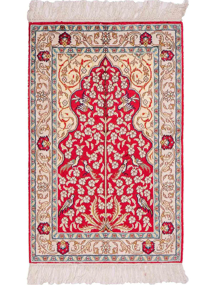 China Seide Teppich 87x58cm - Orientteppich