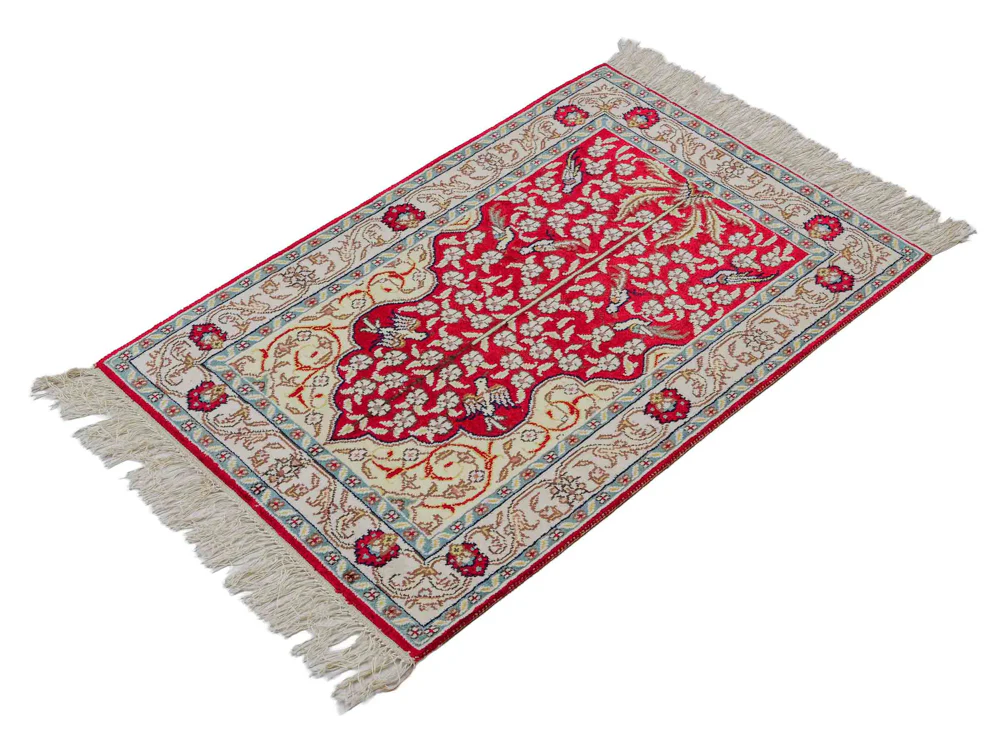 China Seide Teppich 87x58cm - Orientteppich - Image 5