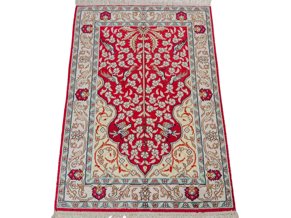 China Seide Teppich 87x58cm - Orientteppich - Image 6