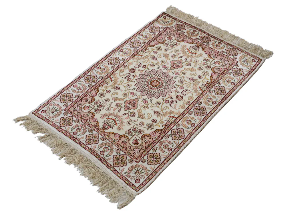 China Seide Teppich 88x59cm - Orientteppich - Image 5