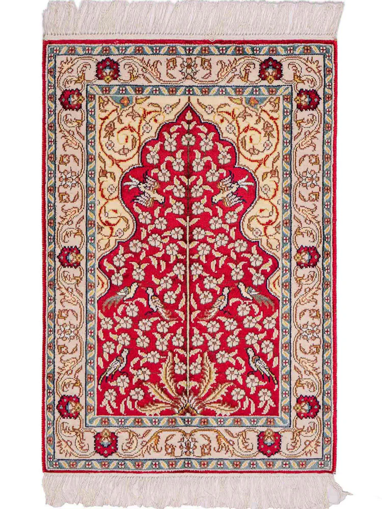 China Seide Teppich 89x58cm - Orientteppich