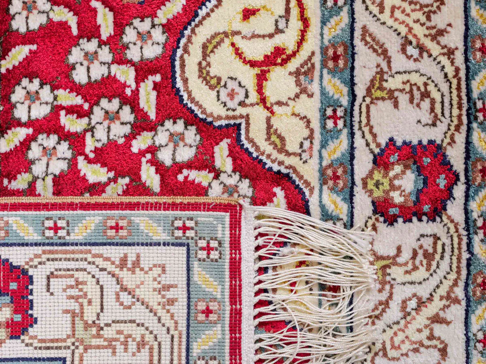 China Seide Teppich 89x58cm - Orientteppich - Image 7