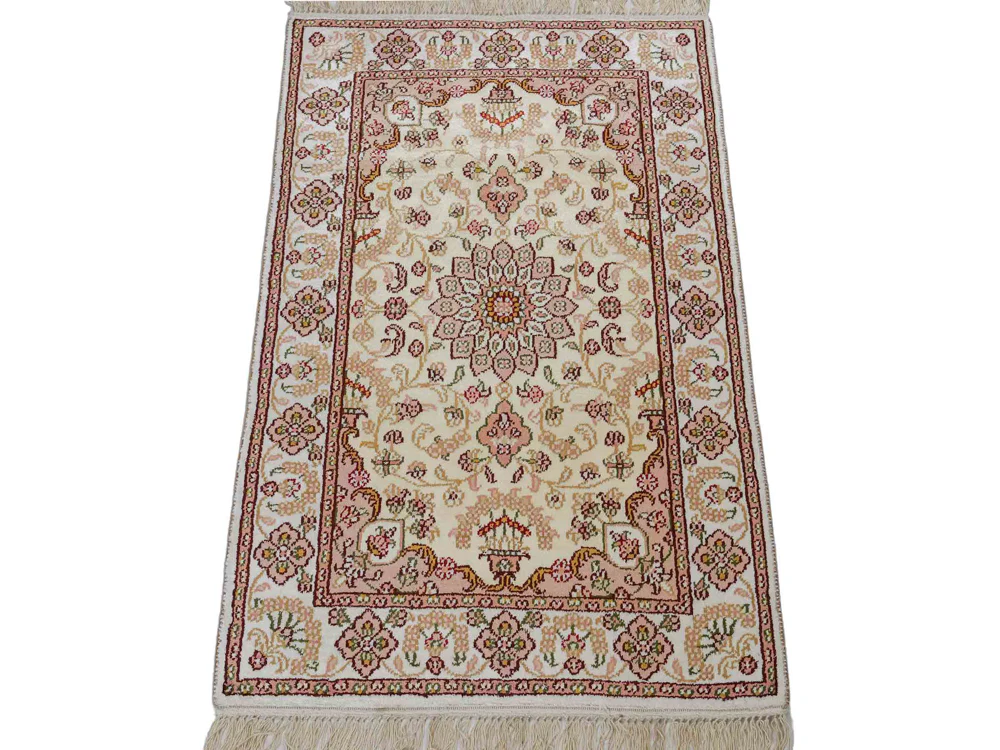China Seide Teppich 89x60cm - Orientteppich - Image 6