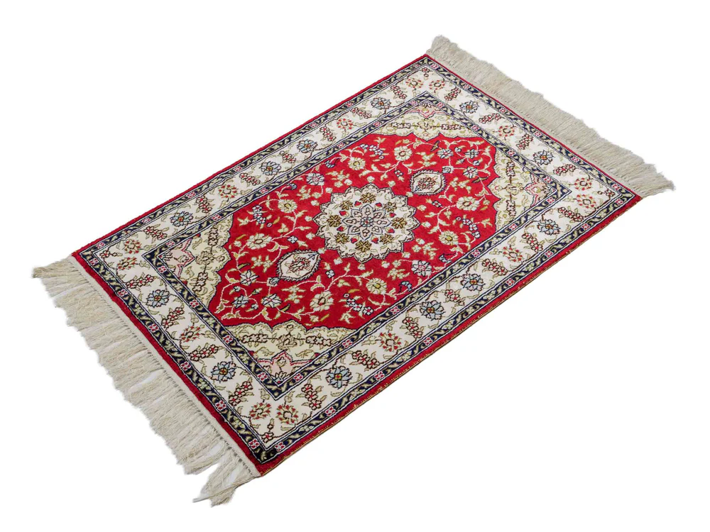 China Seide Teppich 92x60cm - Orientteppich - Image 5