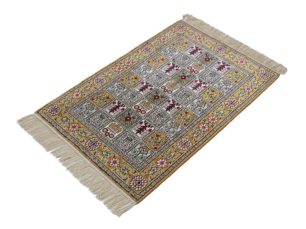 China Seide Teppich 92x63cm - Orientteppich - Image 5