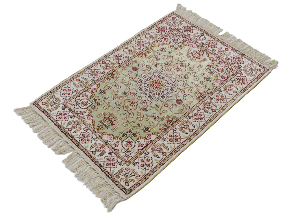 China Seide Teppich 92x63cm - Orientteppich - Image 5