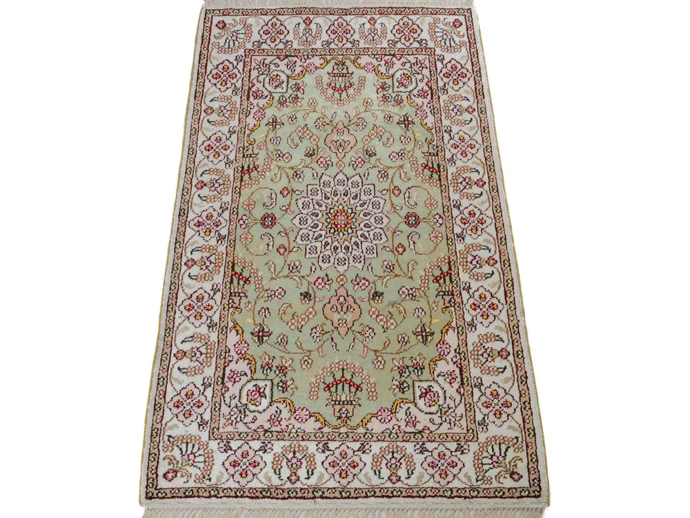 China Seide Teppich 92x63cm - Orientteppich - Image 6