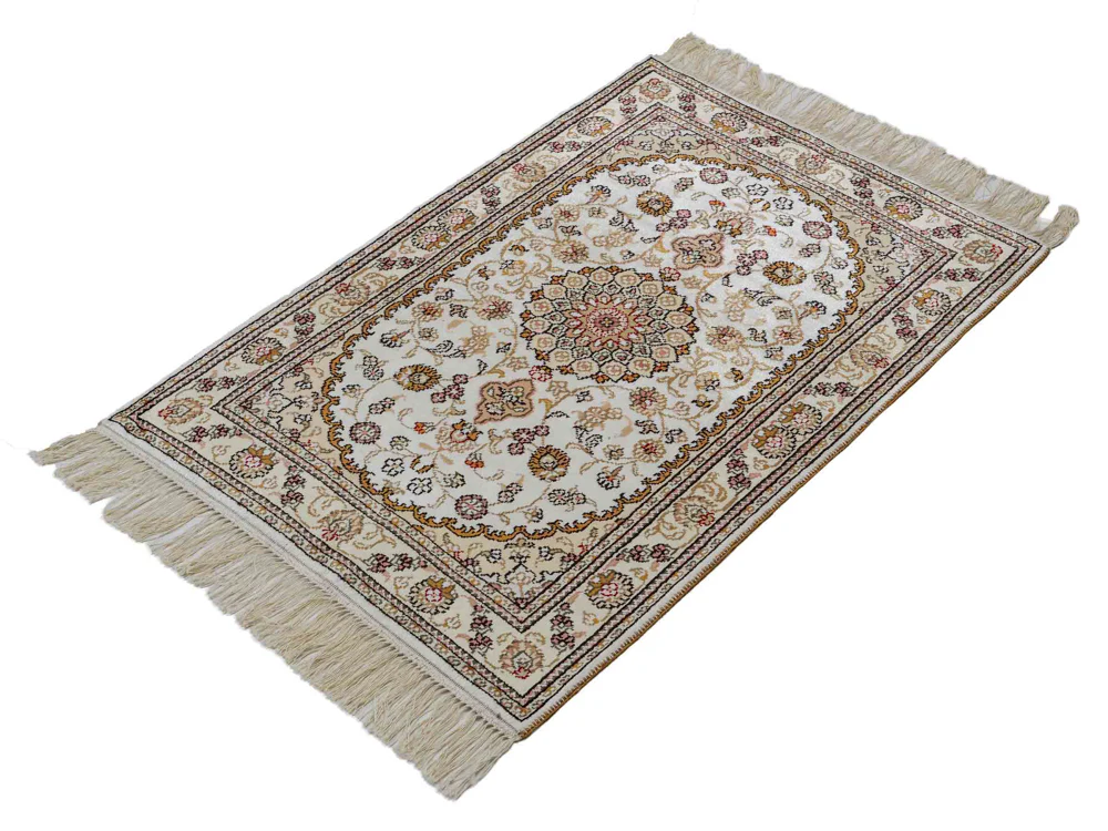 China Seide Teppich 93x63cm - Orientteppich - Image 5
