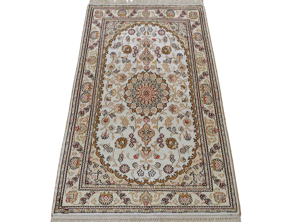 China Seide Teppich 93x63cm - Orientteppich - Image 6