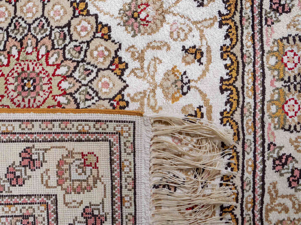 China Seide Teppich 93x63cm - Orientteppich - Image 7
