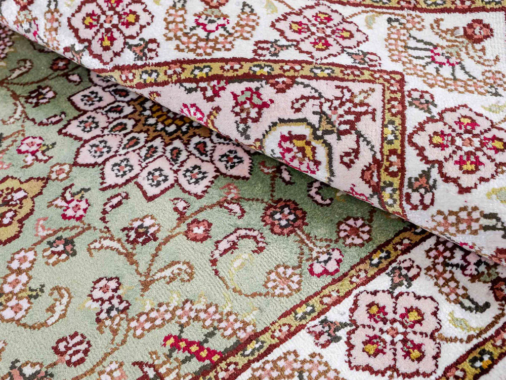 China Seide Teppich 93x63cm - Orientteppich - Image 4