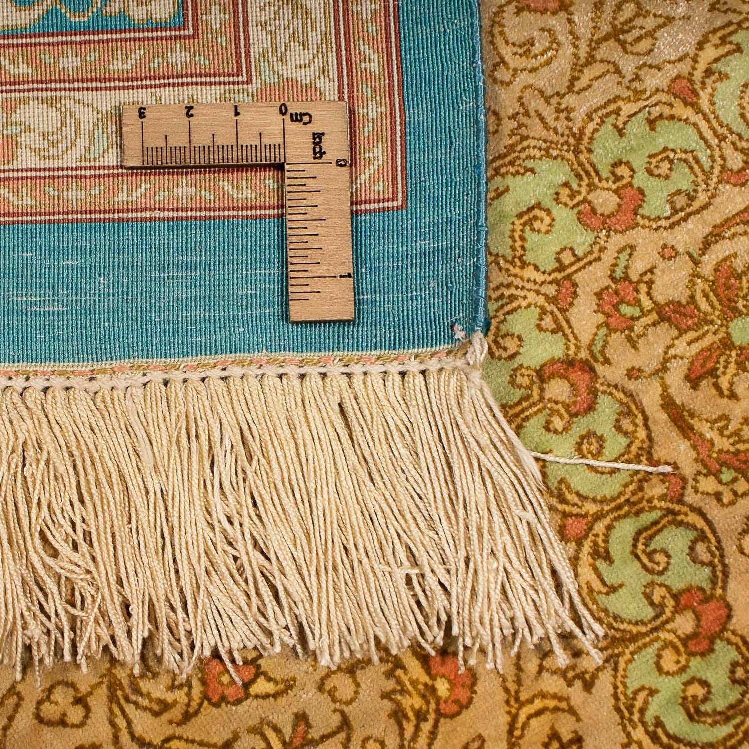 Seidenteppich - Ghom Seide - Premium 188 x 130 cm TeppichbrĂĽcke - Image 6