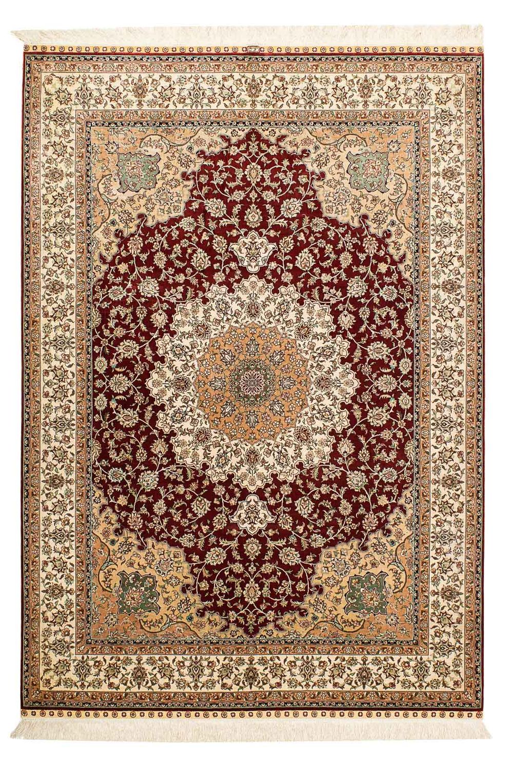 Ghom - Seide Teppich 216x132cm - Perserteppich