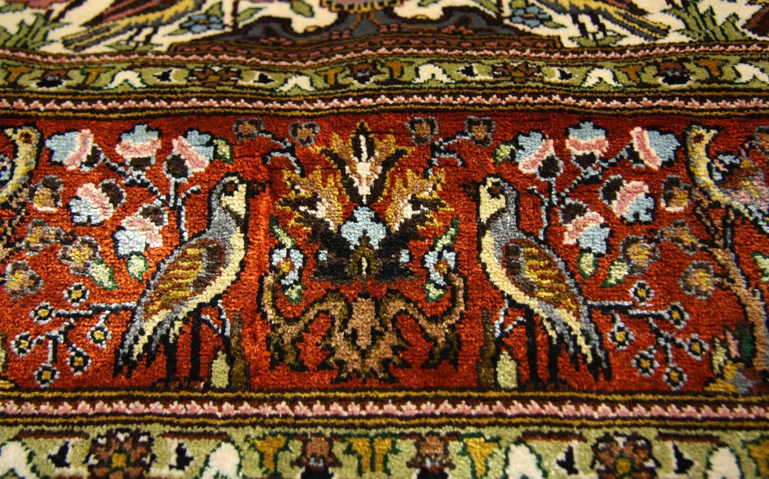 Seidenteppich - Hereke Seide - Premium 128 x 80 cm Teppichbrücke - Image 3