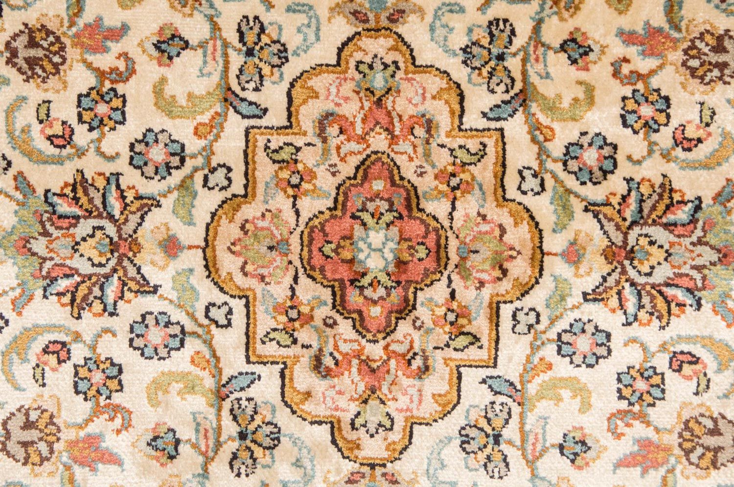 Kaschmir Seide Teppich 123x79cm - Orientteppich - Image 2