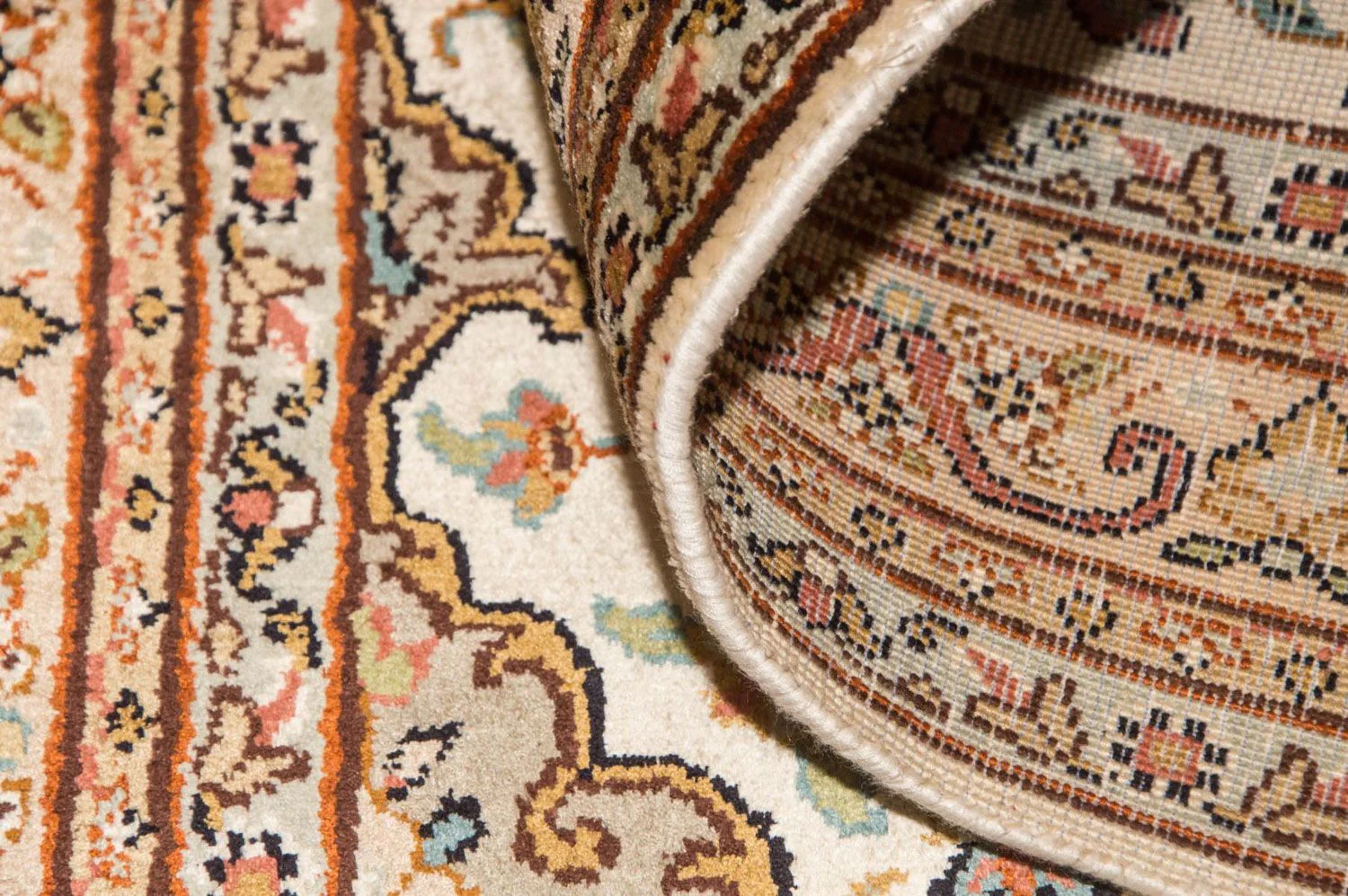 Kaschmir Seide Teppich 123x79cm - Orientteppich - Image 4