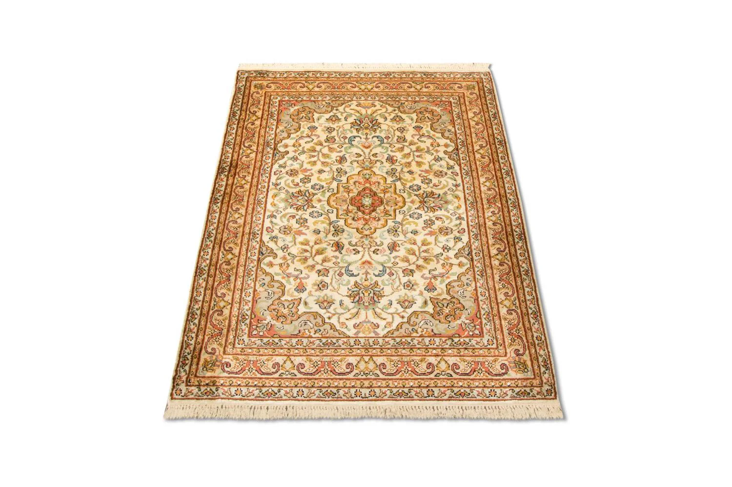 Kaschmir Seide Teppich 123x79cm - Orientteppich - Image 5