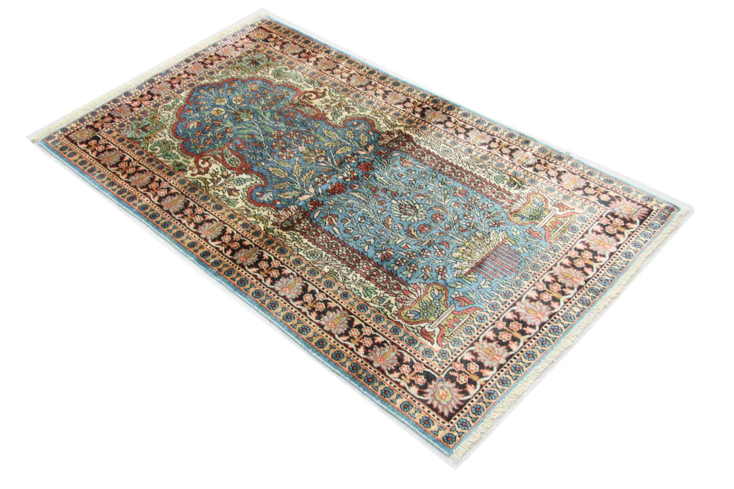 Seidenteppich - Kaschmir Seide 156 x 90 cm Teppichbrücke - Image 3
