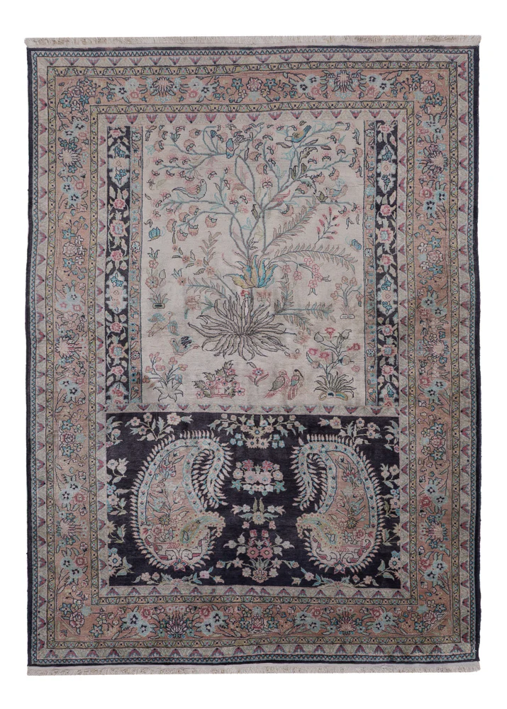 Kaschmir Seide Teppich 178x123cm - Orientteppich
