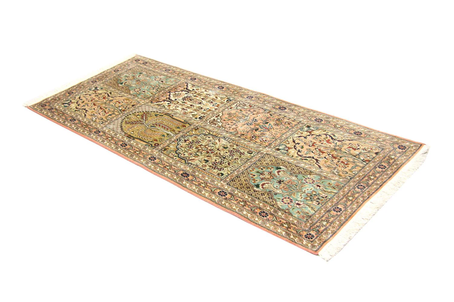 Seidenteppich - Kaschmir Seide 183 x 77 cm Teppichläufer - Image 3