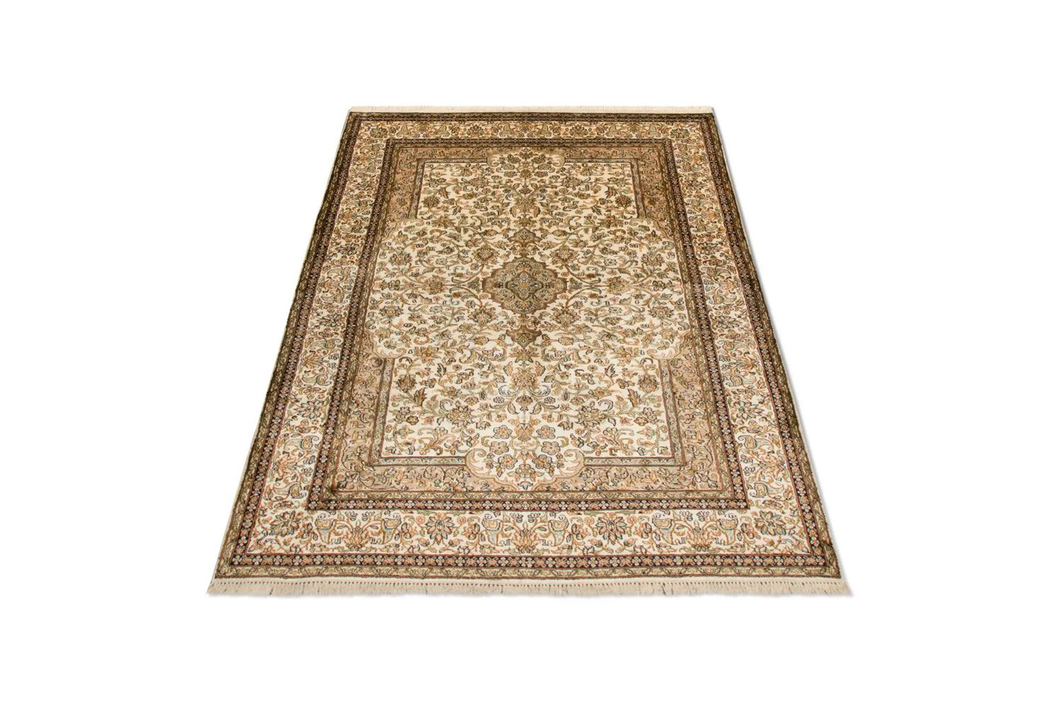 Kaschmir Seide Teppich 186x126cm - Orientteppich - Image 5