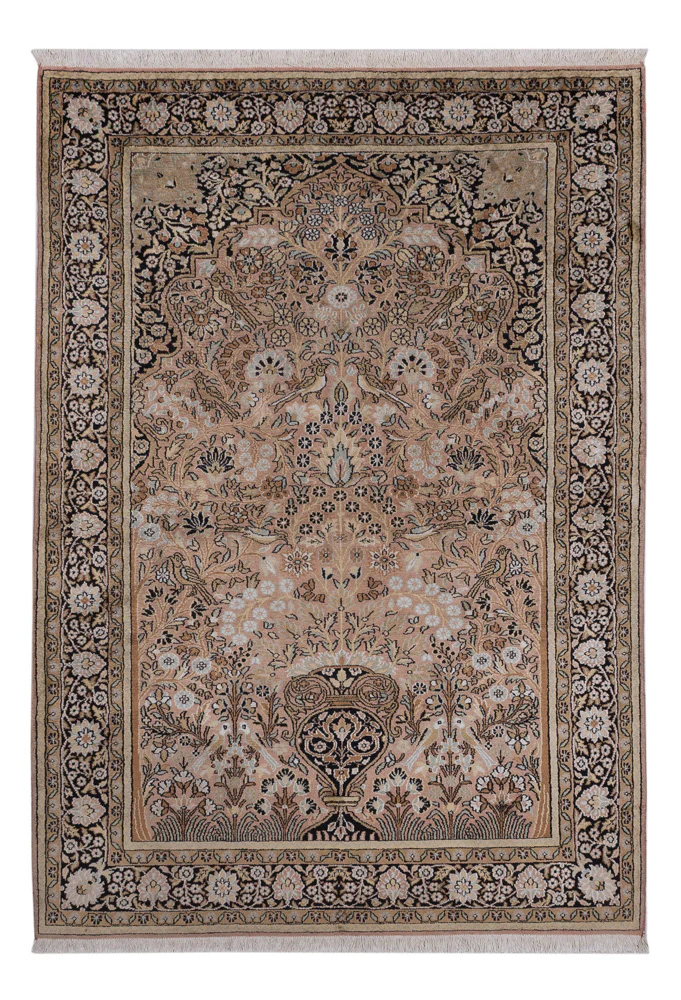 Kaschmir Seide Teppich 188x126cm - Orientteppich