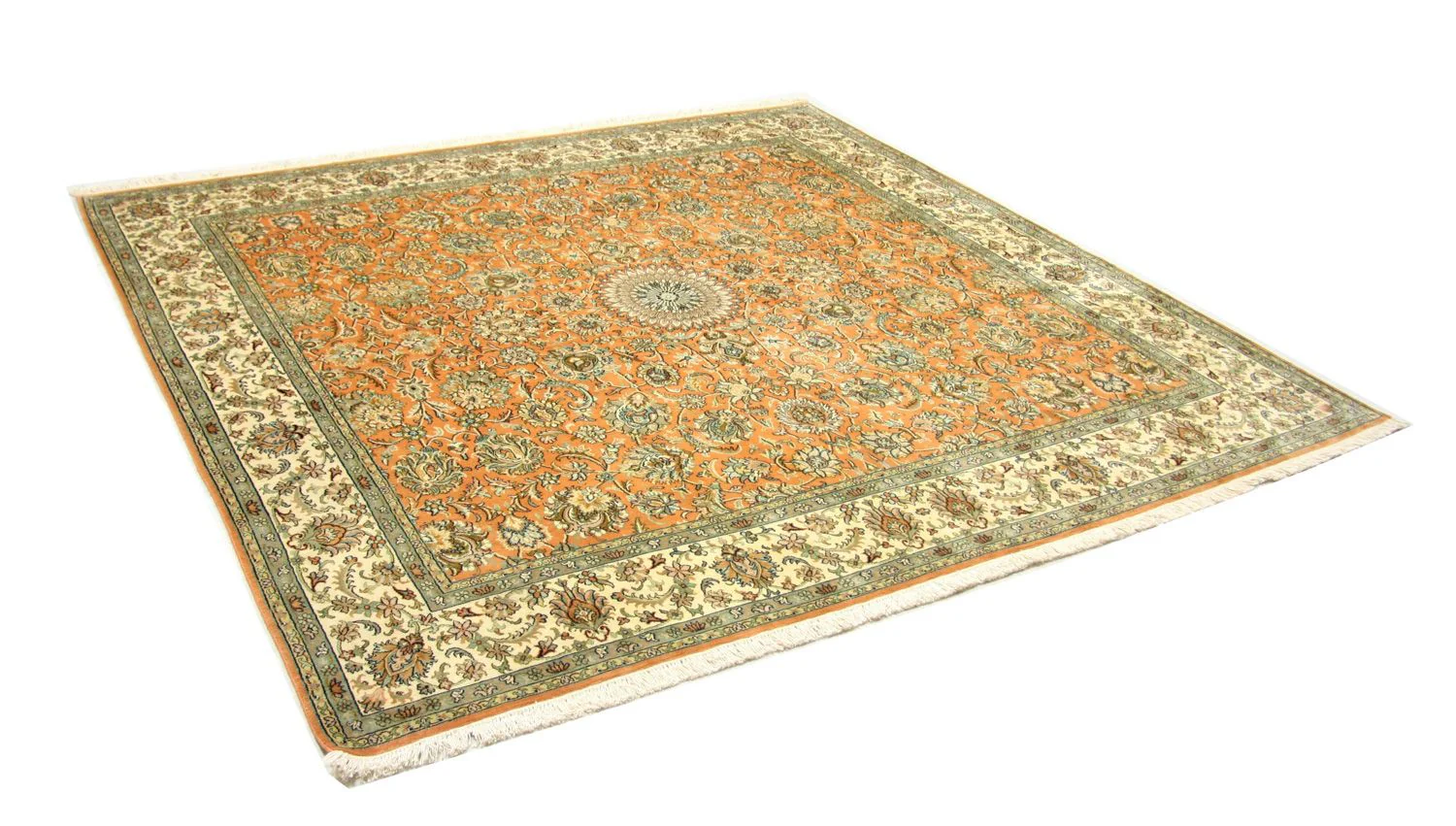 Seidenteppich - Kaschmir Seide 211 x 216 cm Teppich Quadratisch - Image 4