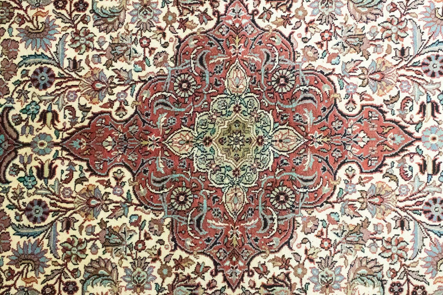 Seidenteppich - Kaschmir Seide 218 x 153 cm Wohnzimmer Teppich - Image 2
