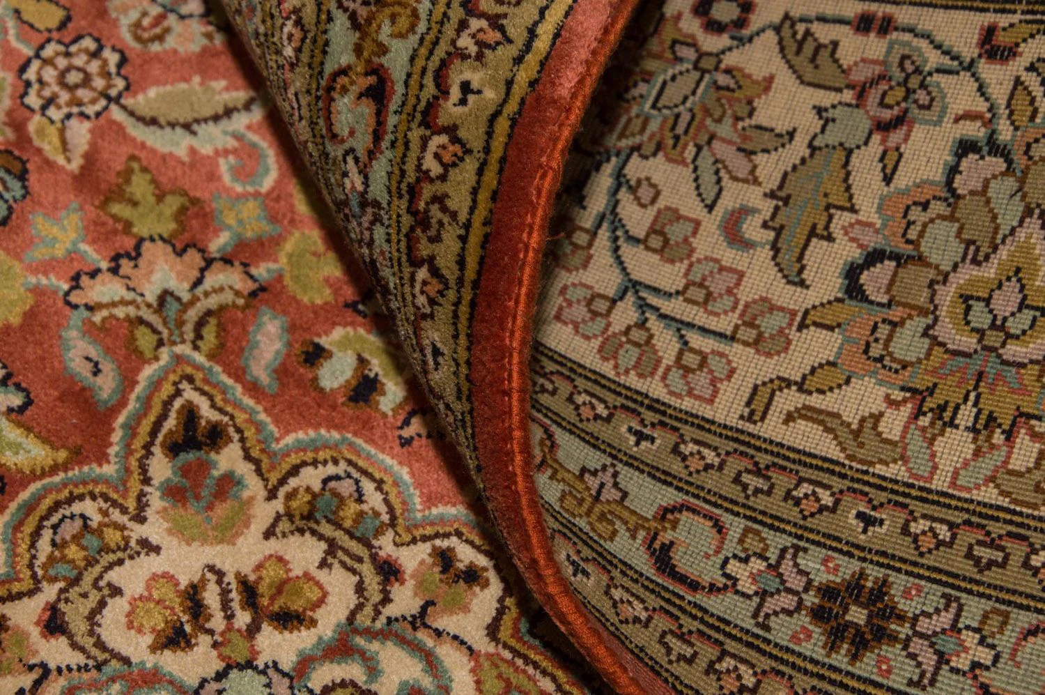 Kaschmir Seide Teppich 244x168cm - Orientteppich - Image 4