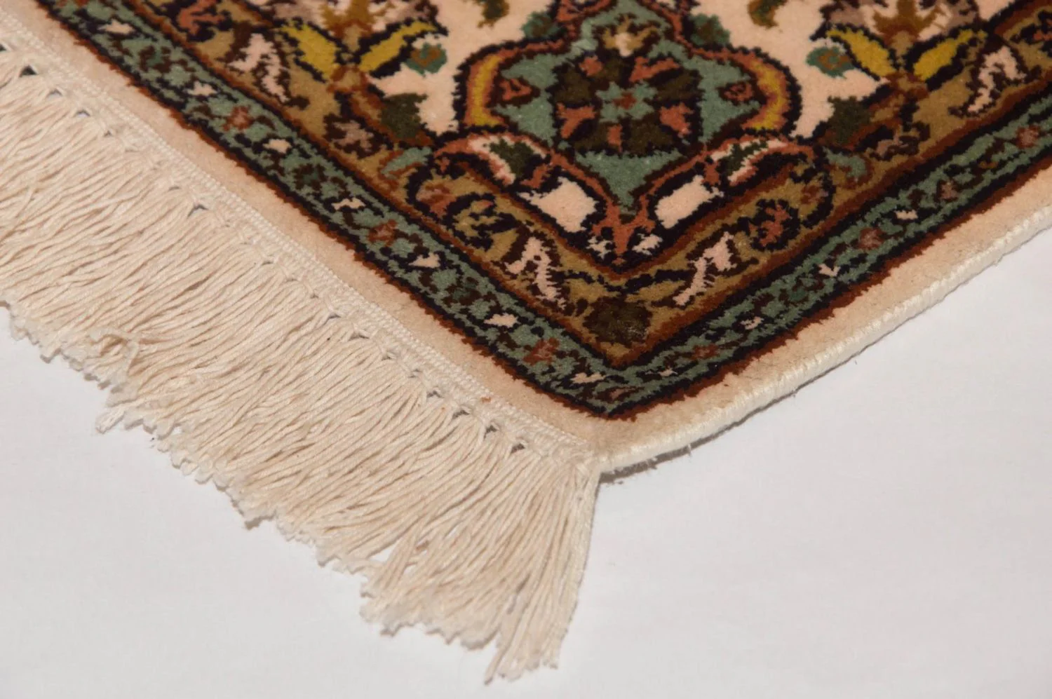Seidenteppich - Kaschmir Seide 301 x 79 cm Teppich Läufer - Image 3