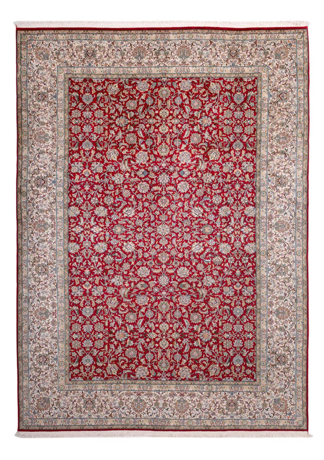 Kaschmir Seide Teppich 302x216cm - Orientteppich