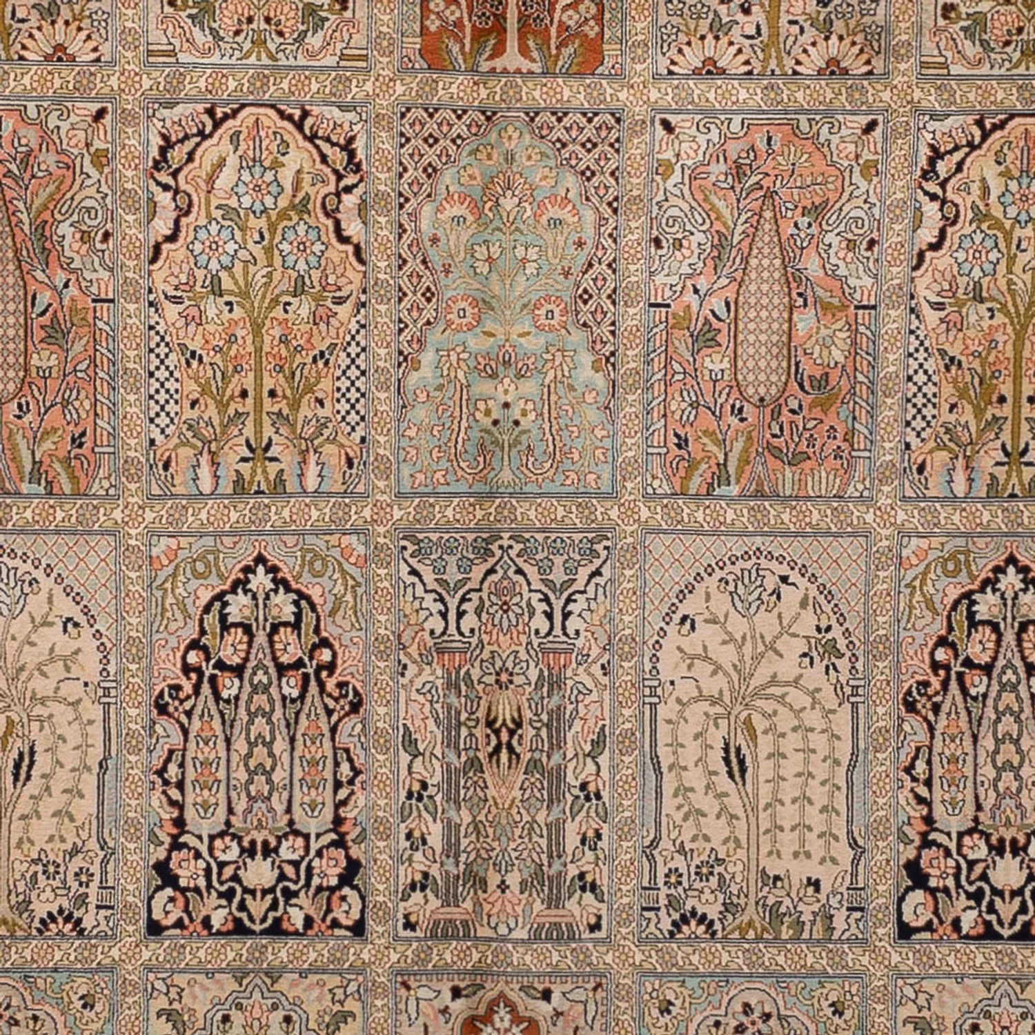 Seidenteppich - Kaschmir Seide - 324 x 238 cm - beige - Image 2