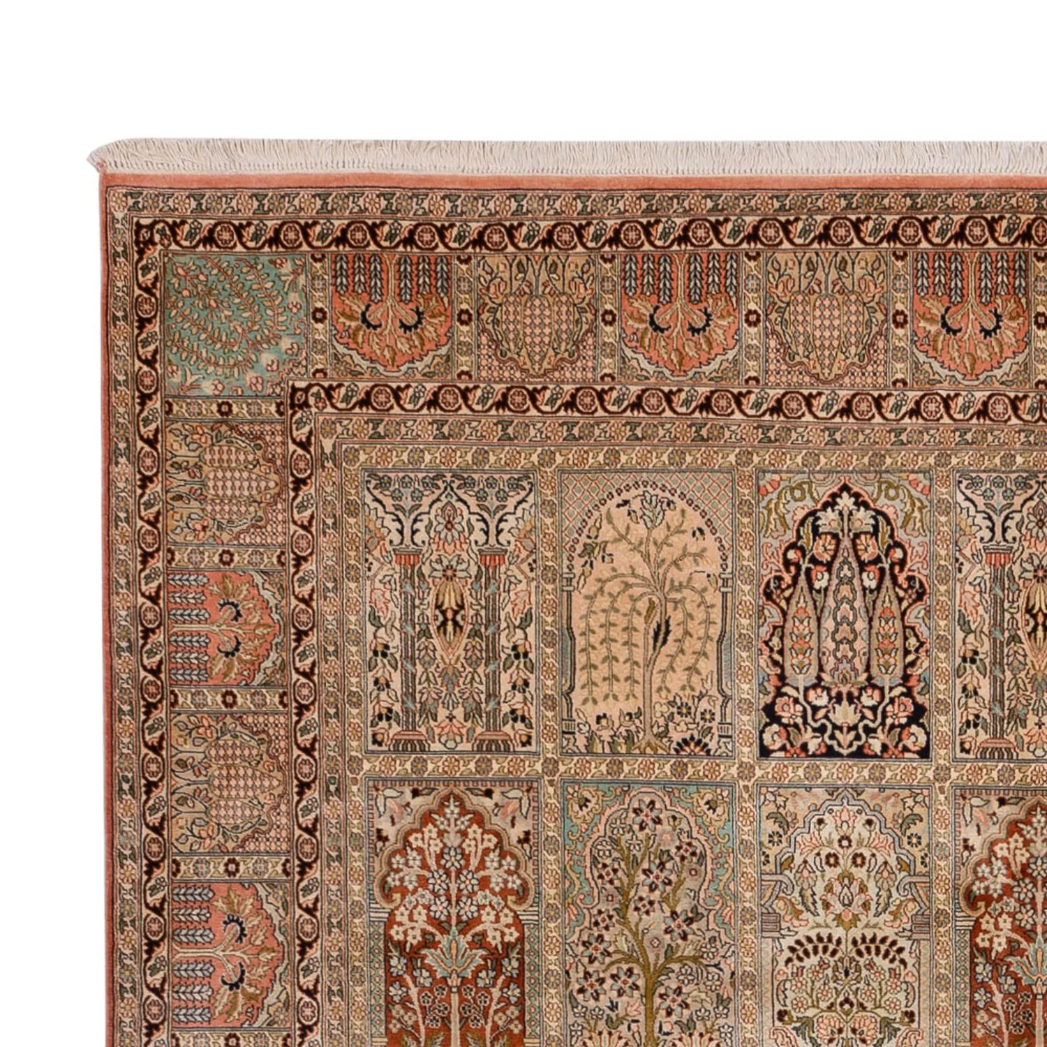 Seidenteppich - Kaschmir Seide - 324 x 238 cm - beige - Image 3