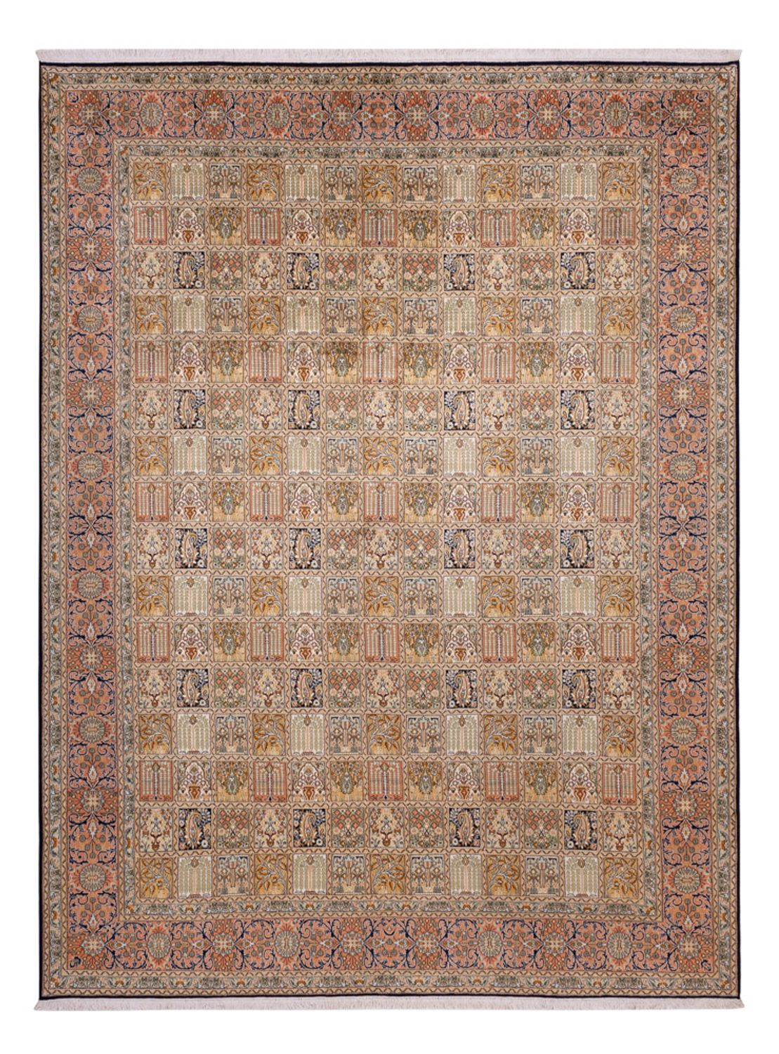 Kaschmir Seide Teppich 330x246cm - Orientteppich