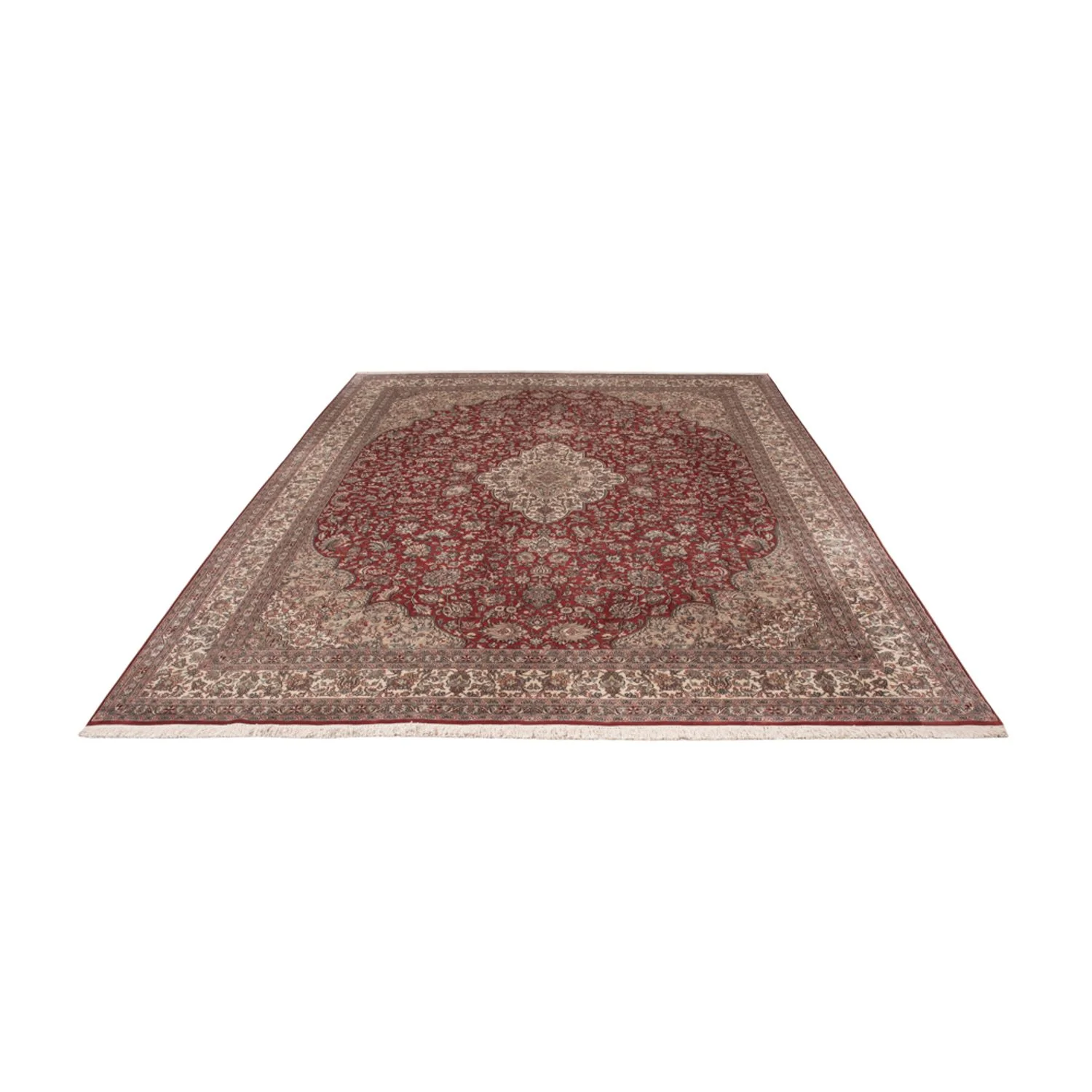 Seidenteppich - Kaschmir Seide - 332 x 245 cm - rot - Image 5