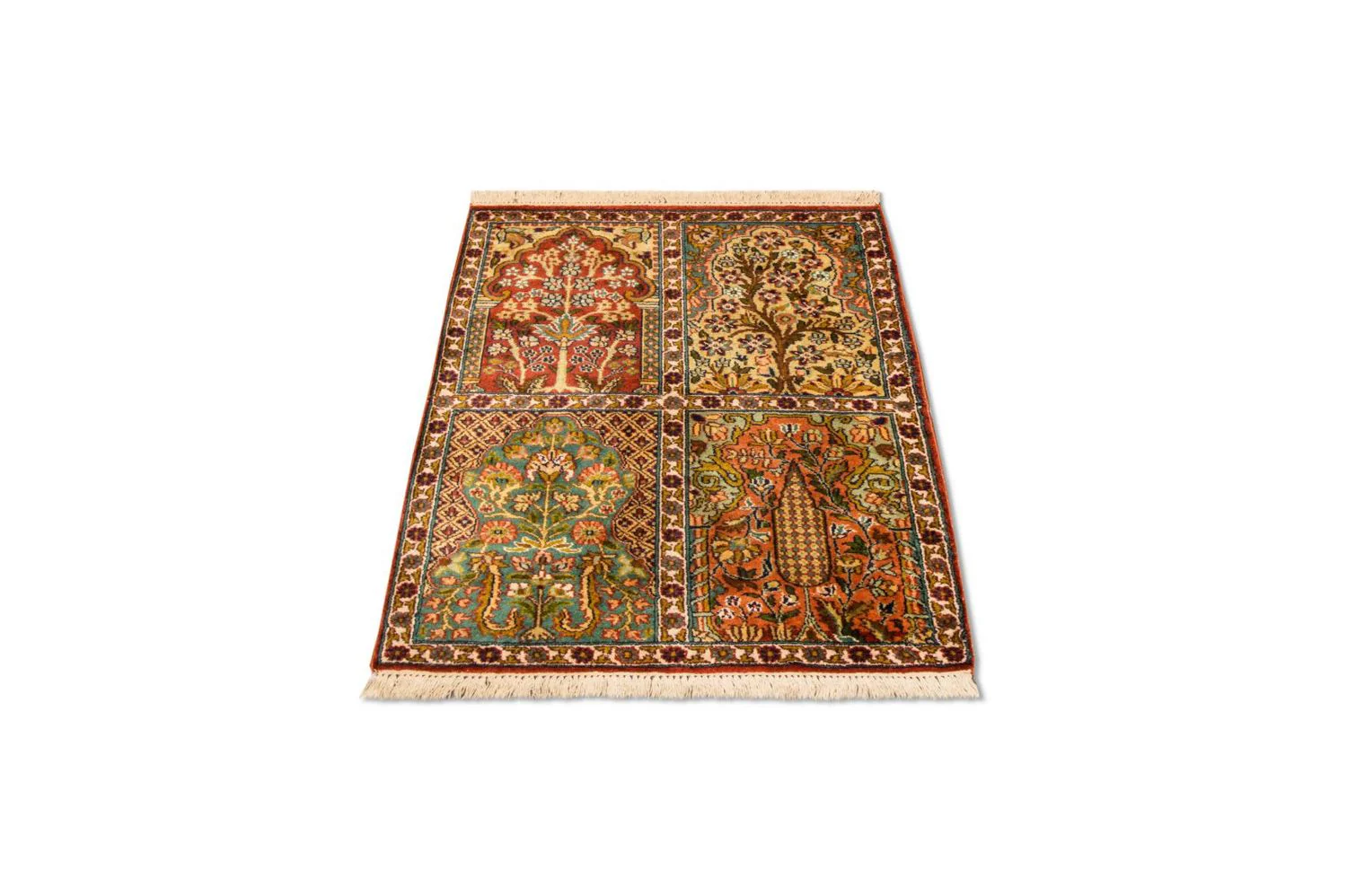 Kaschmir Seide Teppich 91x65cm - Orientteppich - Image 5