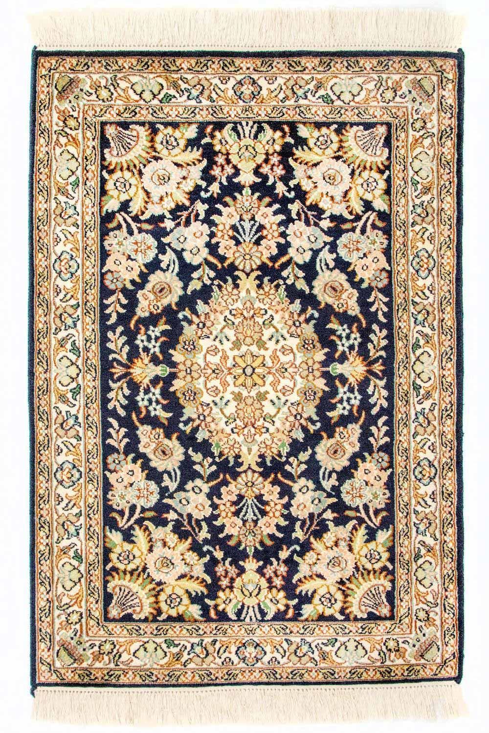 Seidenteppich - Kaschmir Seide 98 x 63 cm Fußmatte