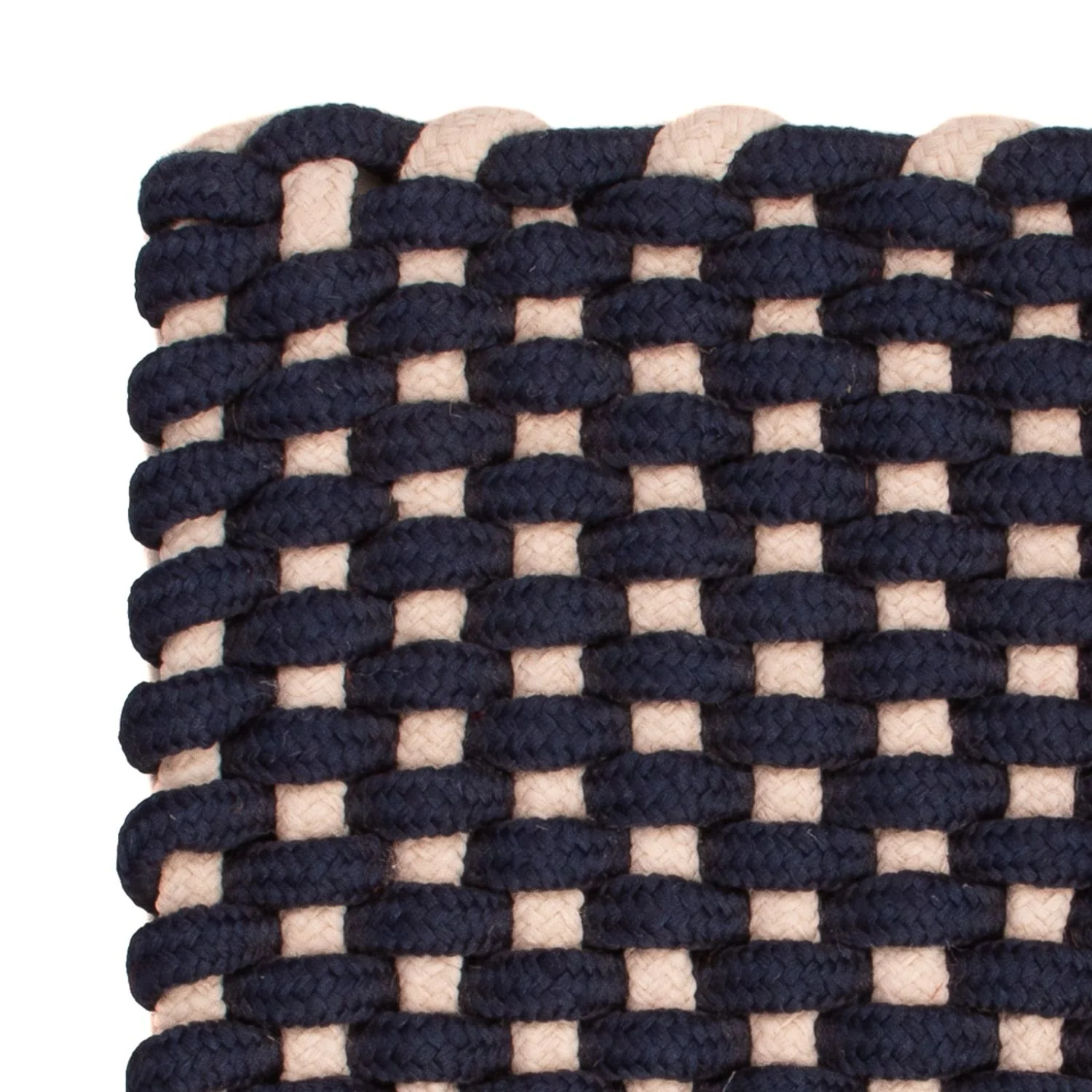 Teppich quadratisch  - 41 x 41 cm - dunkelblau - Image 3