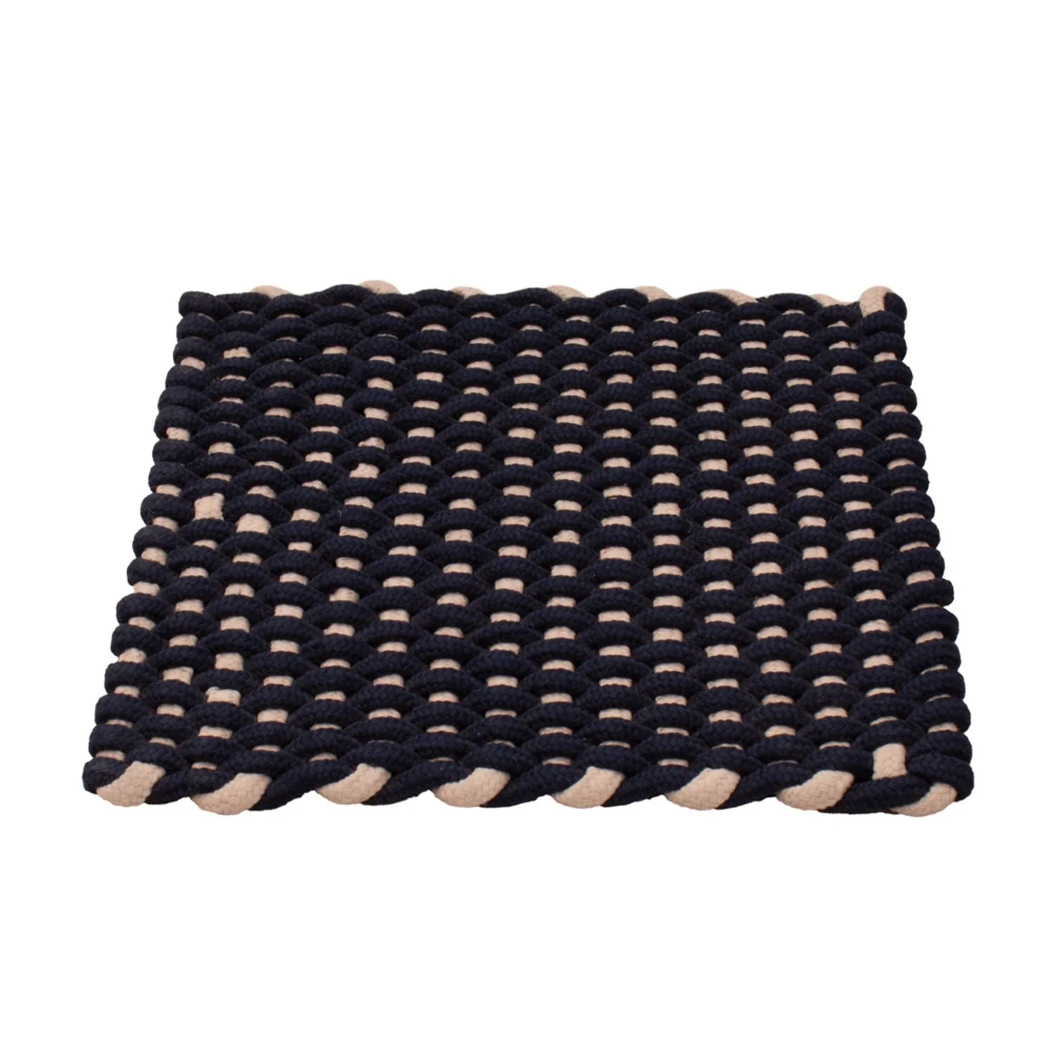 Teppich quadratisch  - 41 x 41 cm - dunkelblau - Image 4
