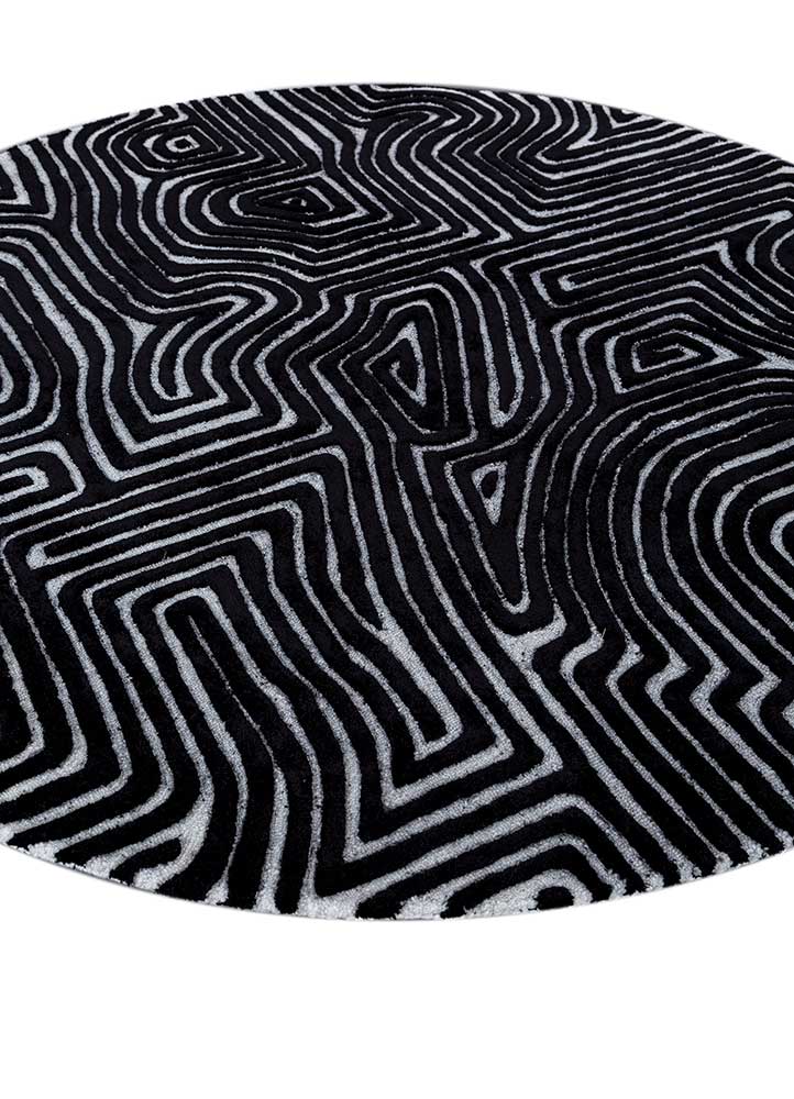 Teppich rund - 180 x 180 cm - grau - Image 2