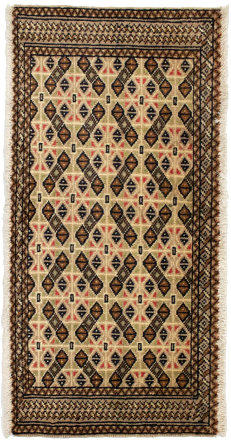 Turkaman Teppich 100x50cm - Orientteppich