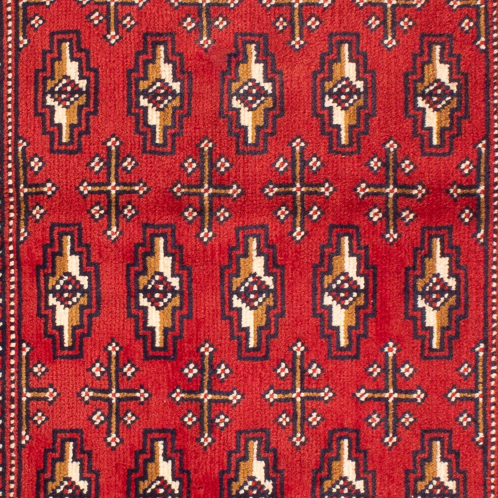 Turkaman Teppich 100 x 50 cm - dunkelrot - Image 2