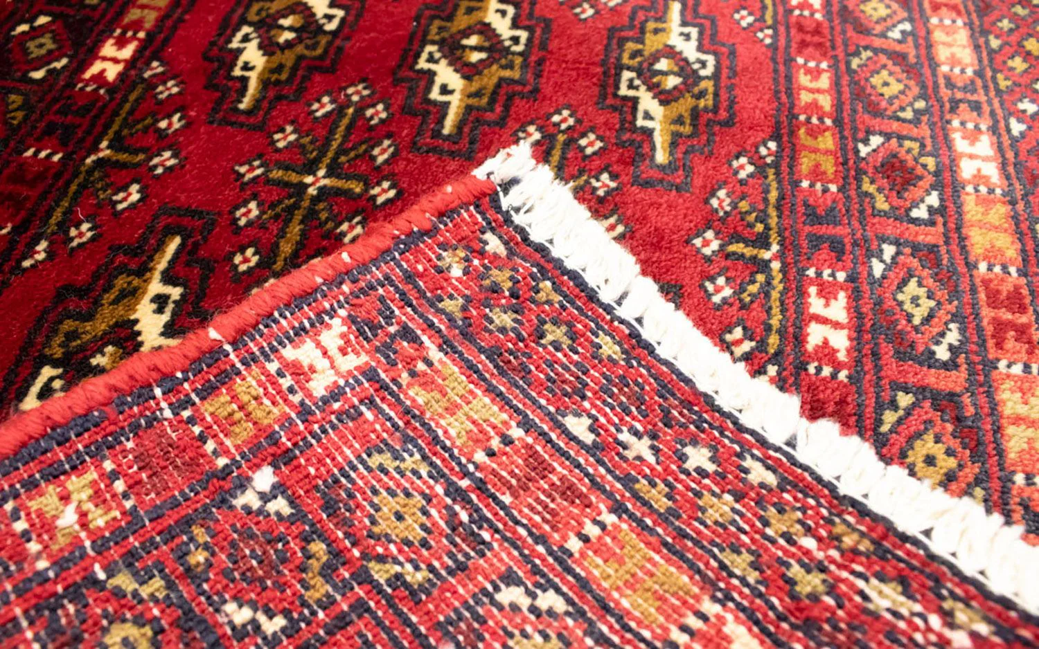Turkaman Teppich 100 x 50 cm - rot - Image 4
