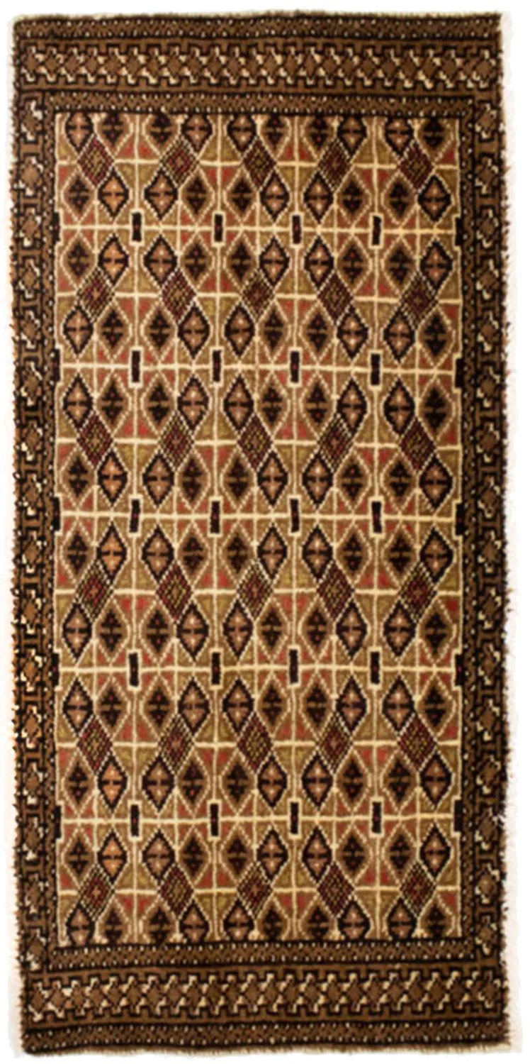 Turkaman Teppich 100x50cm - Orientteppich