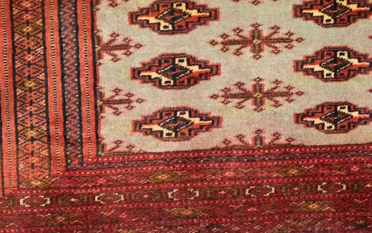 Turkaman Teppich 100x50cm - Orientteppich - Image 2