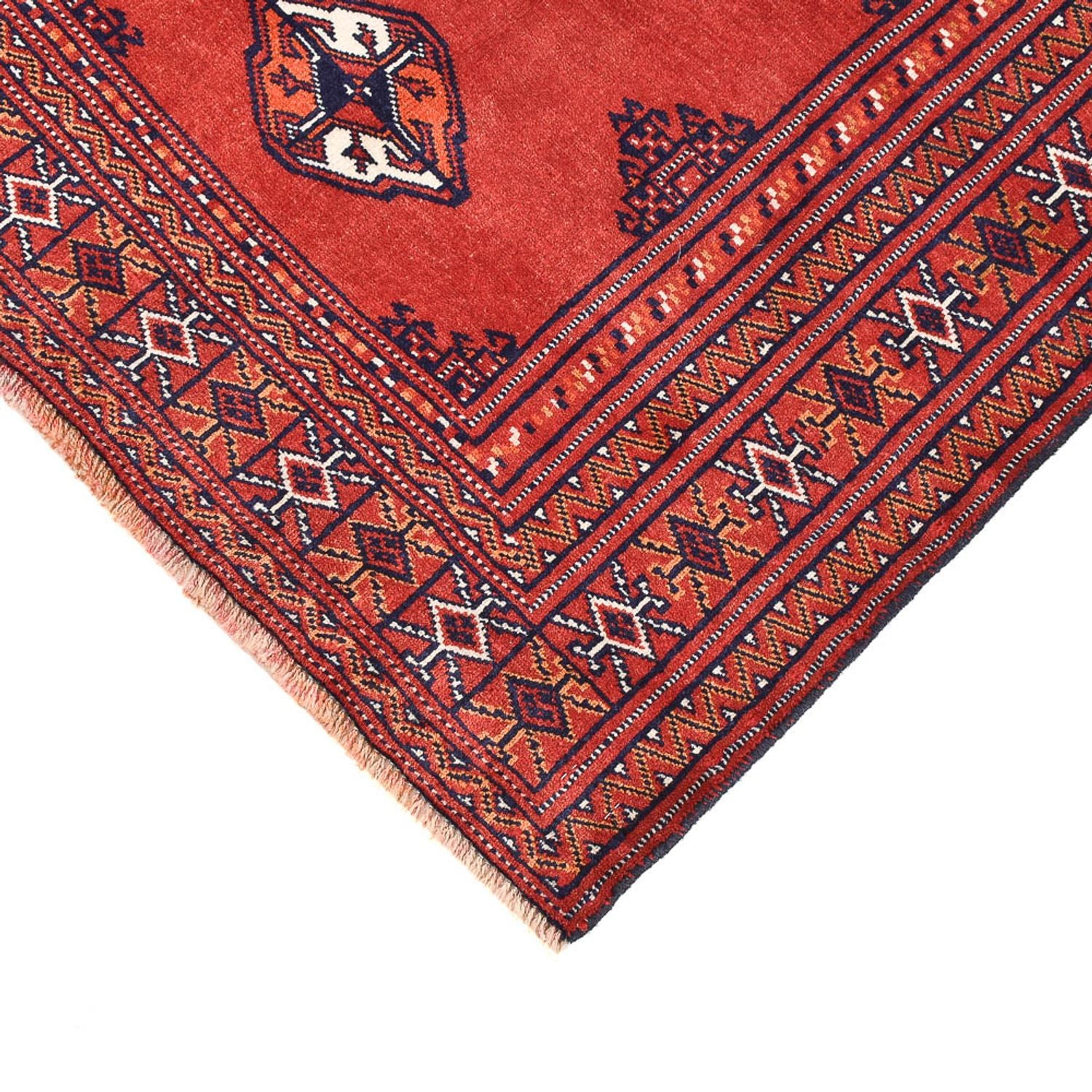 Turkaman Teppich - 109 x 88 cm - rot - Image 2