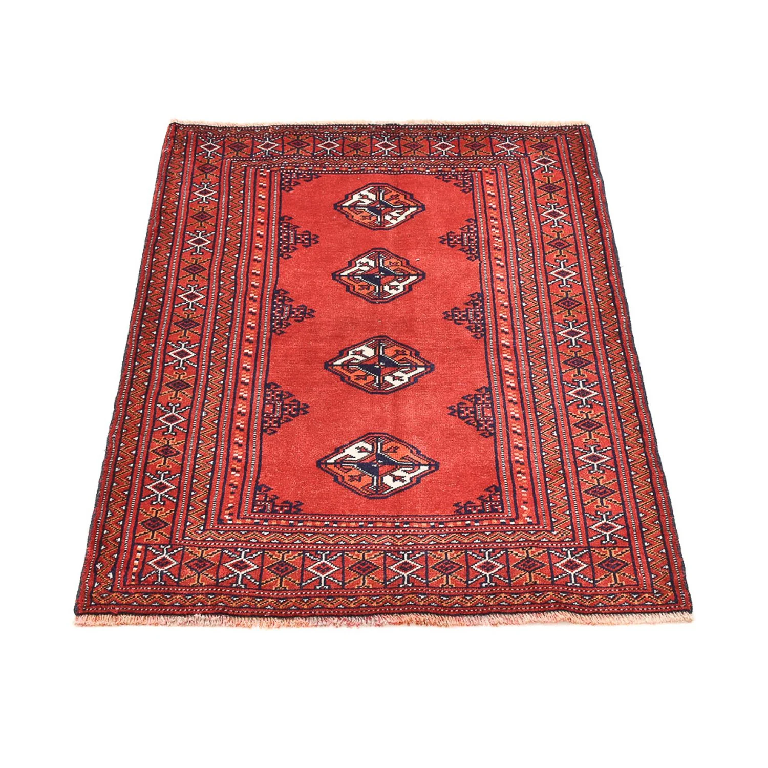 Turkaman Teppich - 109 x 88 cm - rot - Image 5