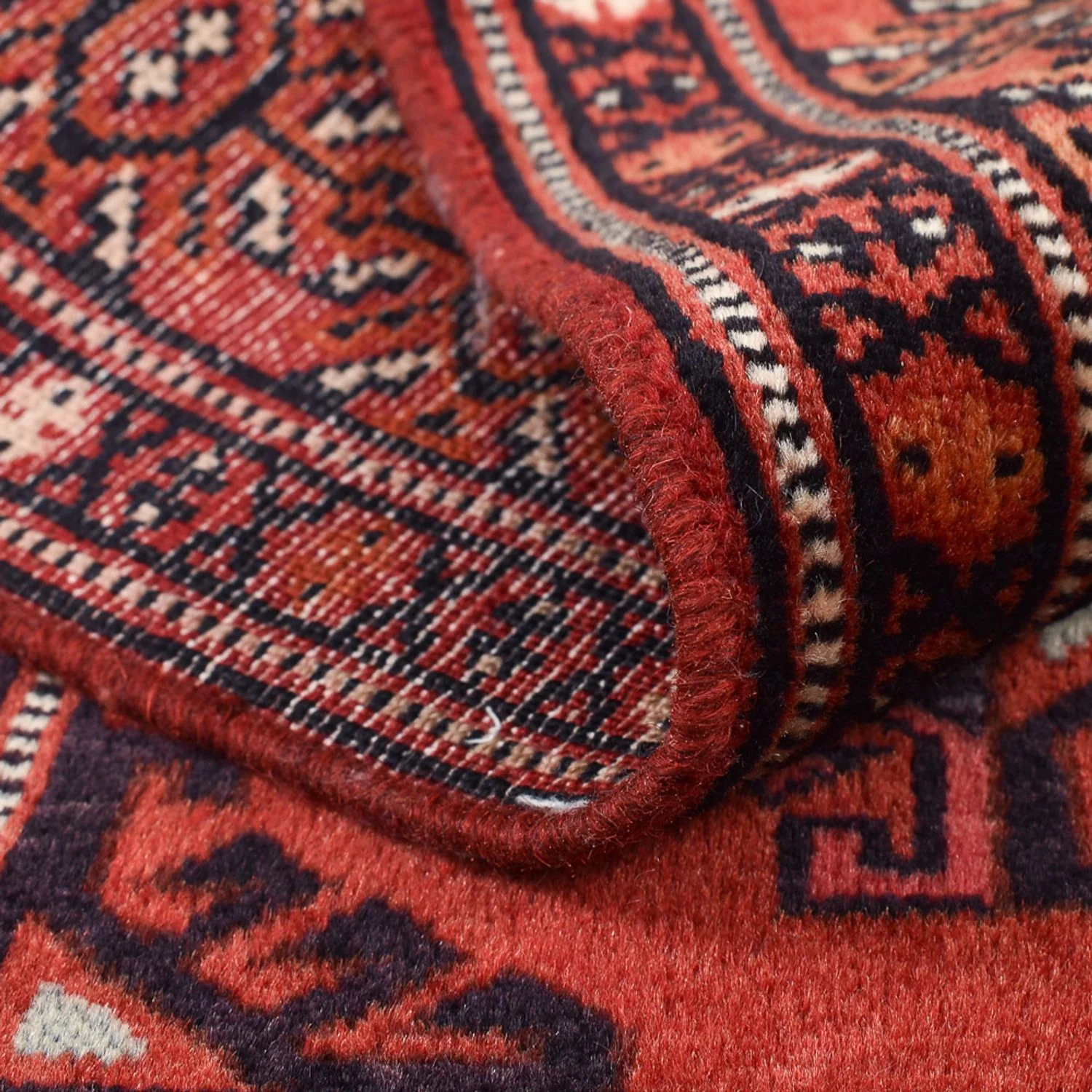 Turkaman Teppich - 115 x 85 cm - rot - Image 4