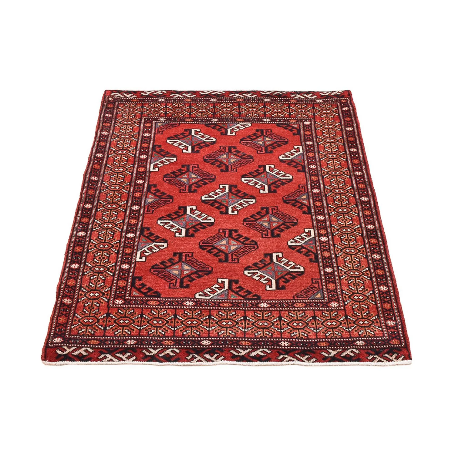 Turkaman Teppich - 115 x 85 cm - rot - Image 5