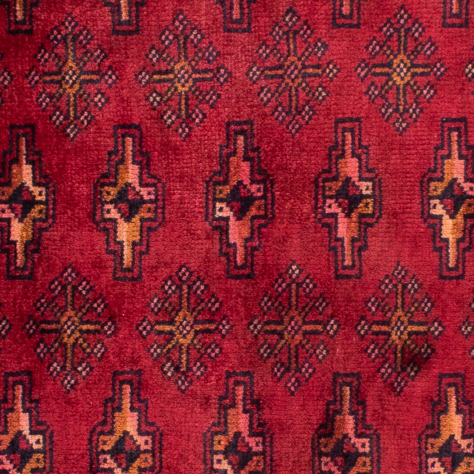 Turkaman Teppich 130 x 60 cm - dunkelrot - Image 2
